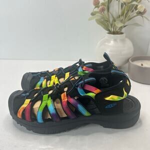 Keen Newport H2 Outdoor Hiking Water Sandals Black Multi 1025038 Women 9.5 NWOB